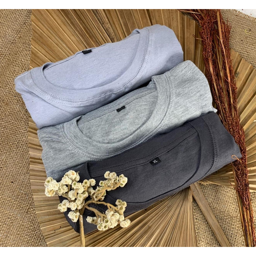 FULL WARNA !! KAOS POLOS OBLONG TSHIRT DEWASA KATUN COMBED SIZE M L XL XXL XXL -TERMURAH UNISEX-3