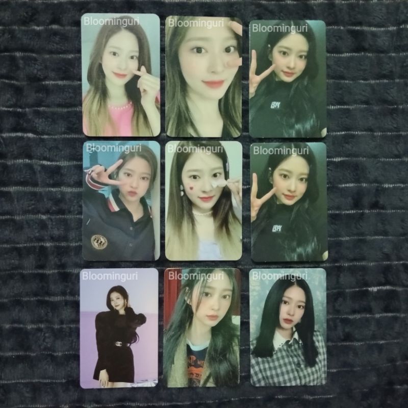 [PILIH J&T] pc photocard official kim minju izone one reeler oneiric diary candy zoom pout ilalang