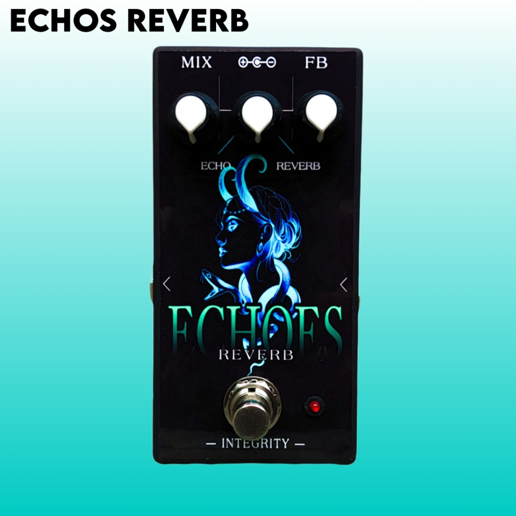 Efek Gitar ECHO—REVERB Pedal Stompbox Vocal,Bass,Gitar,Biola,Suling Dll Akustik Dan Elektrik Guitar 