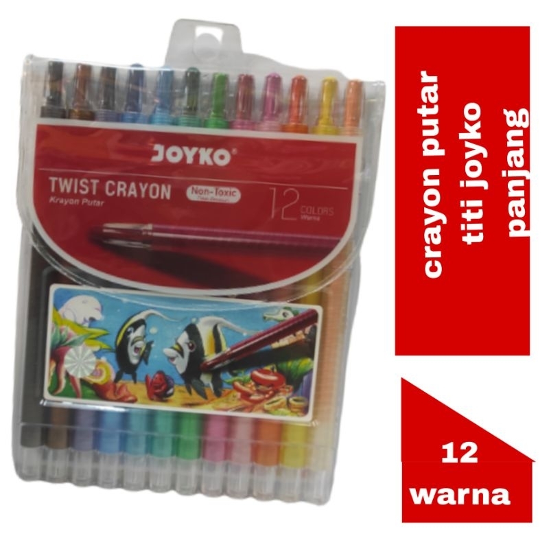 

crayon putar titi joyko 12 dan 24 warna