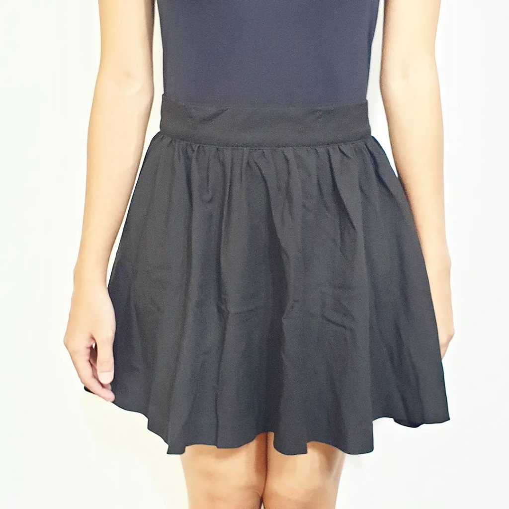 Ciel Black Skirt Rok Hitam Mini Pendek