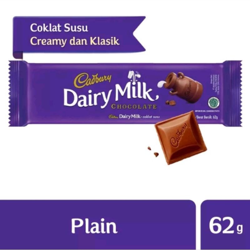 

Coklat Cadbury Dairy Milk 62 g