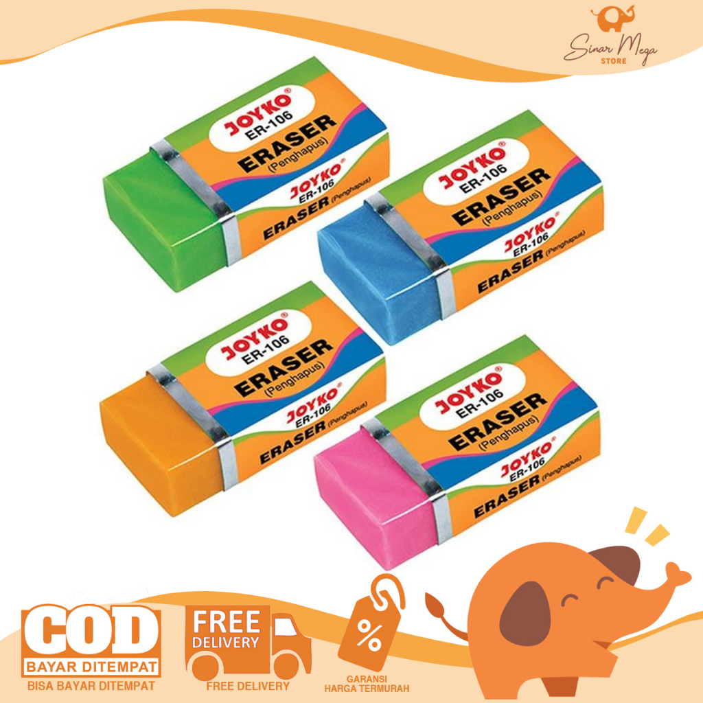 

Joyko Penghapus Eraser ER-106 Warna