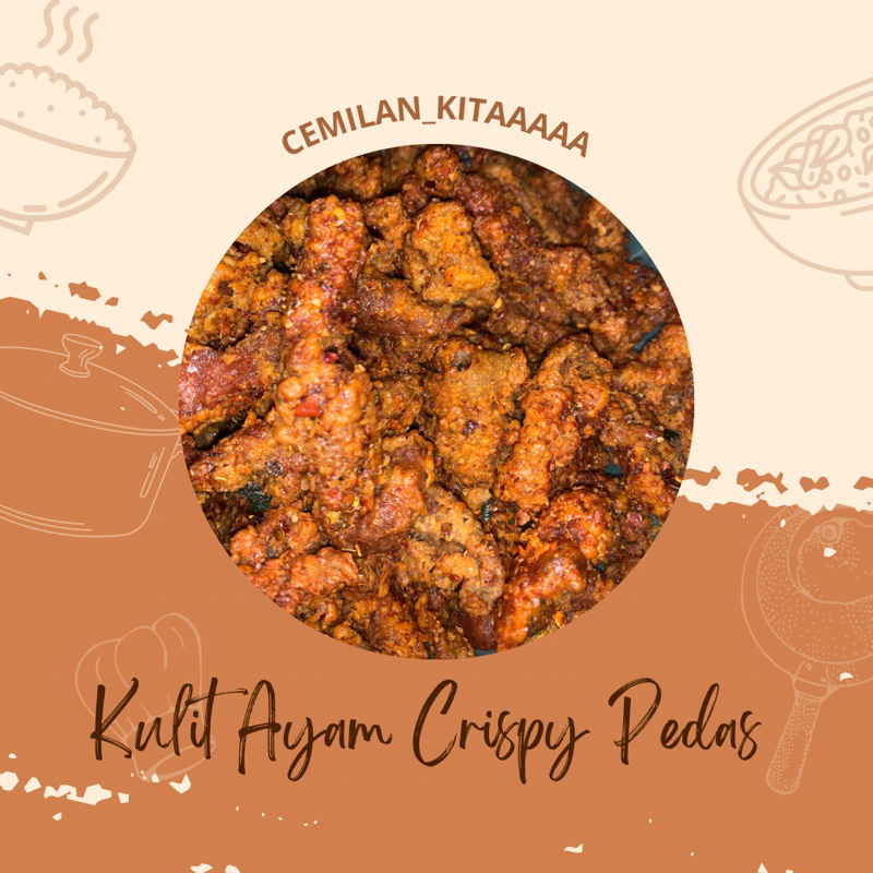 

KULIT AYAM CRISPY PEDAS (100gr)