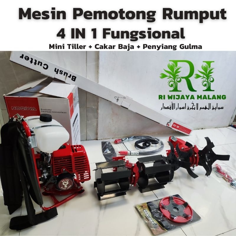 Mesin Pemotong Rumput 4 in 1 (Mesin Cultivator Mini / Mini Tiller / Cakar Baja / Penyiang Gulma) / M