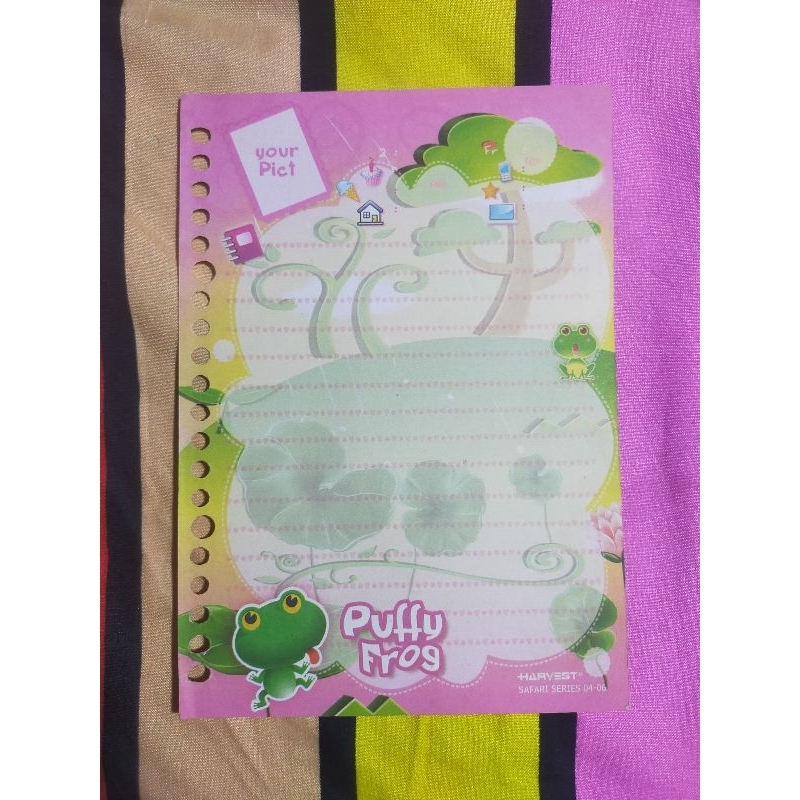 

[A1]ISI BINDER HARVEST SAFARI SERIES || loose leaf rare langka