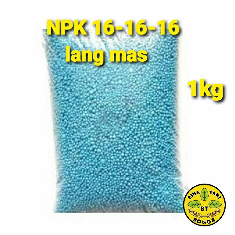 pupuk NPK 16-16-16/ CAP LANG MAS/ kemasan Repack 1kg