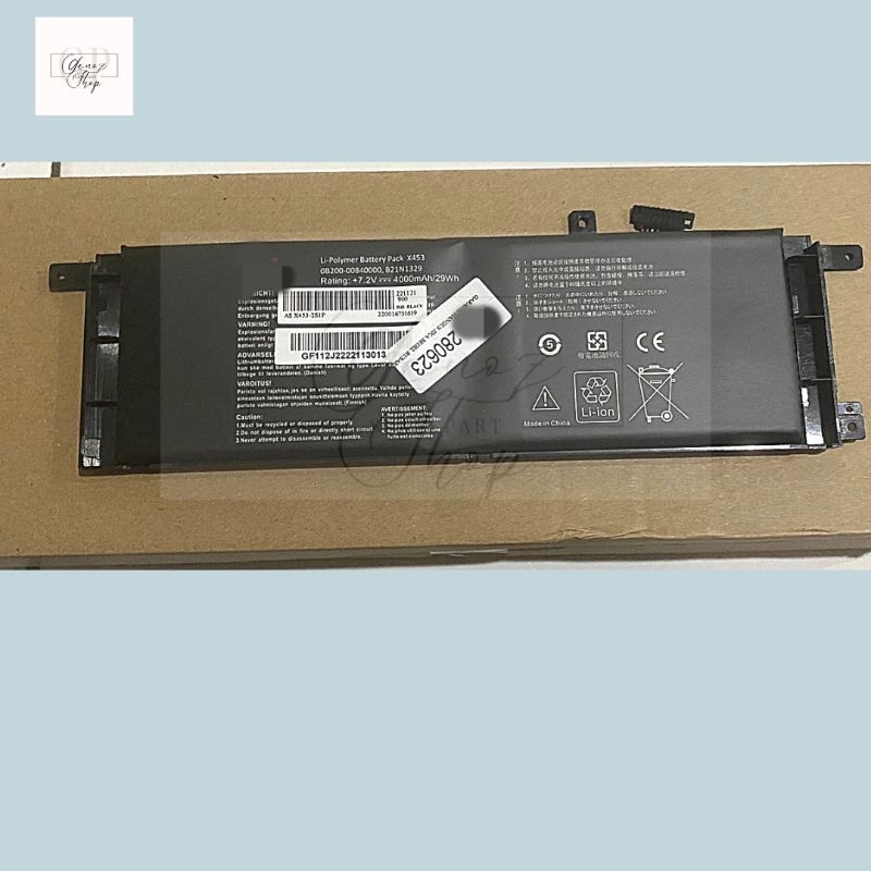 Baterai Laptop Asus X453 X453M X453SA X453S X553