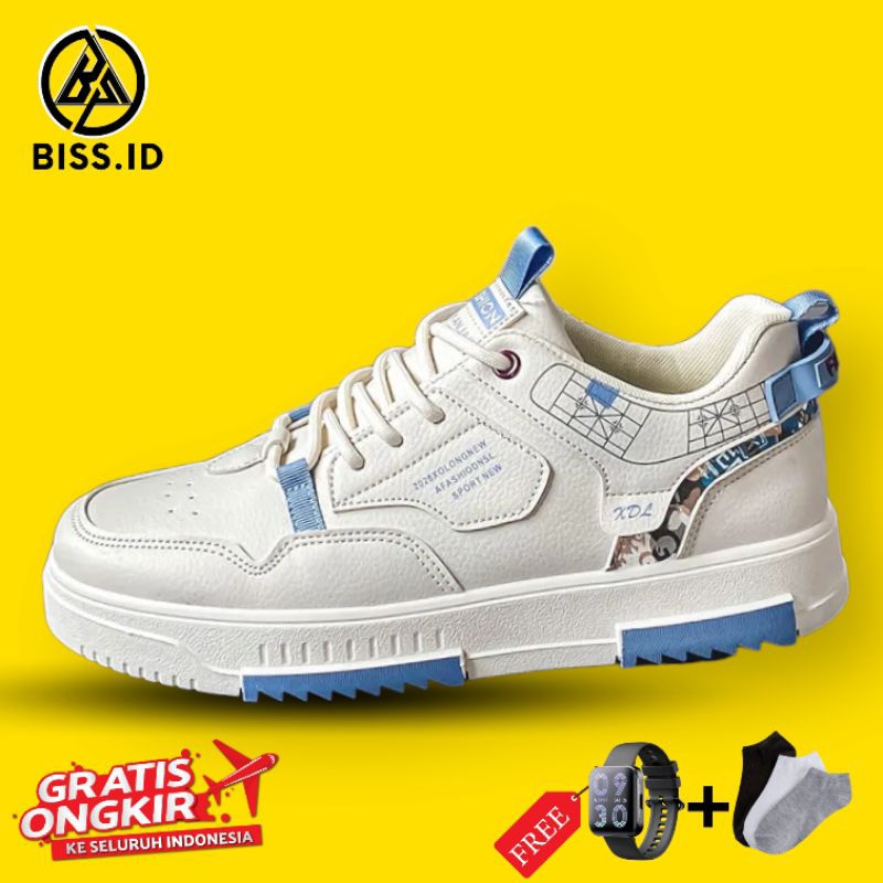 Sepatu Sneakers Pria Import  sepatu putih sepatu keren terbaru