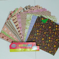 

Kertas Lipat Origami motif Sidu 6x6