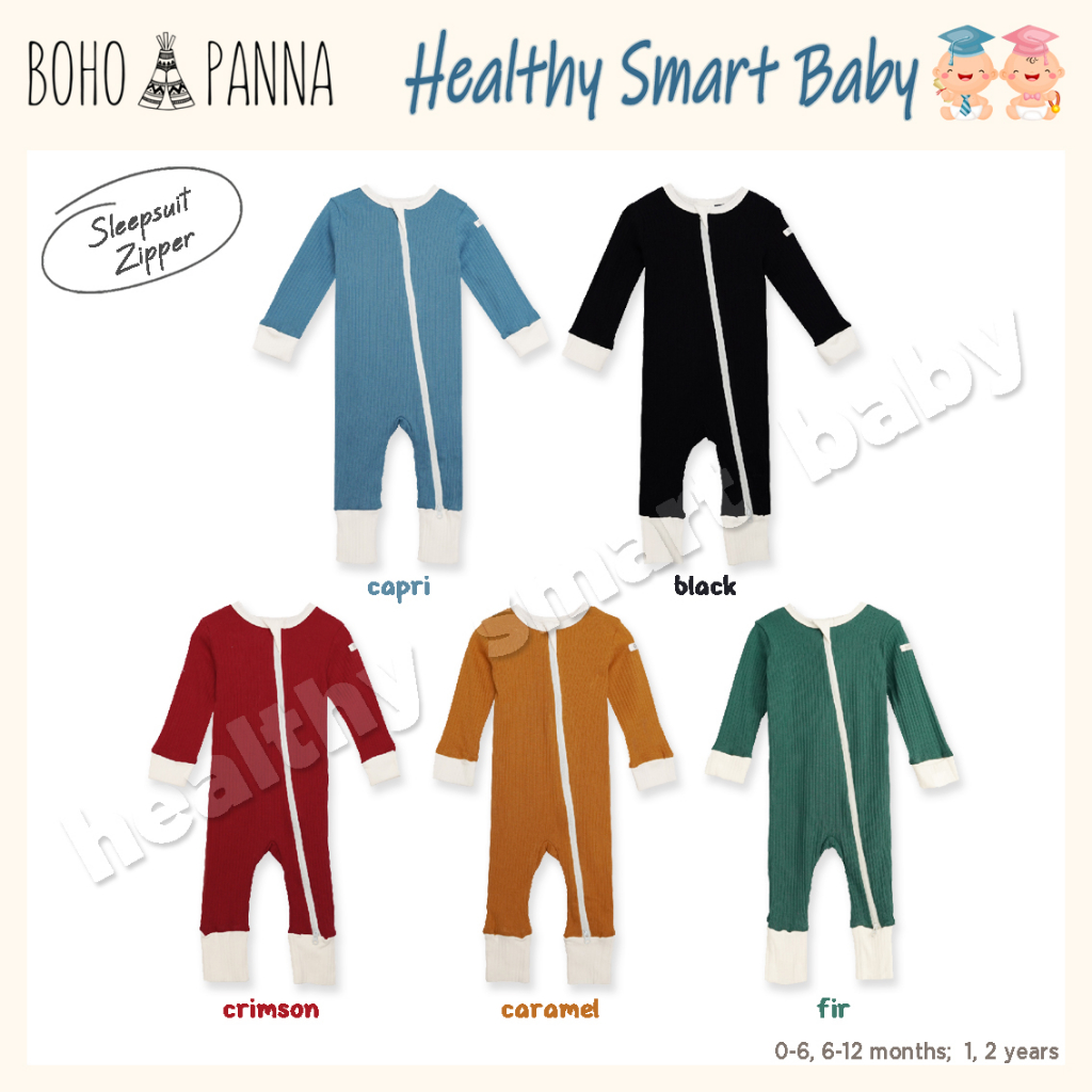 Bohopanna Sleepsuit Zipper | Bohopanna Sleep