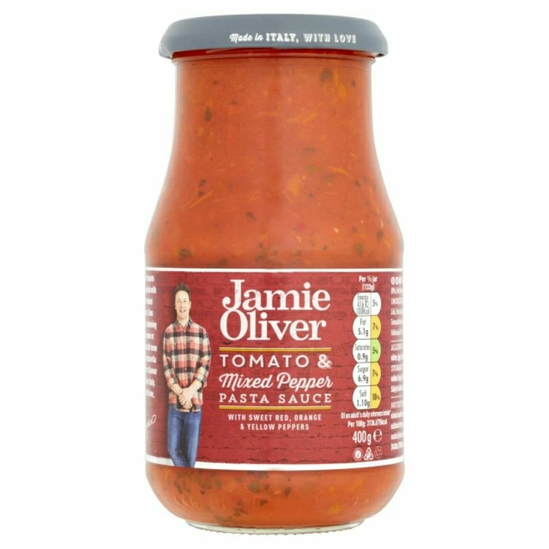 

JAMIE OLIVER Tomato & Mixed Pepper Pasta Sauce 400g
