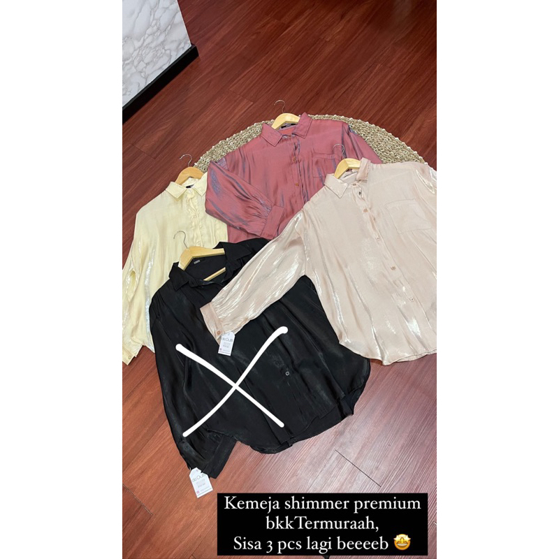 kemeja bangkok/kemeja shimmer bangkok