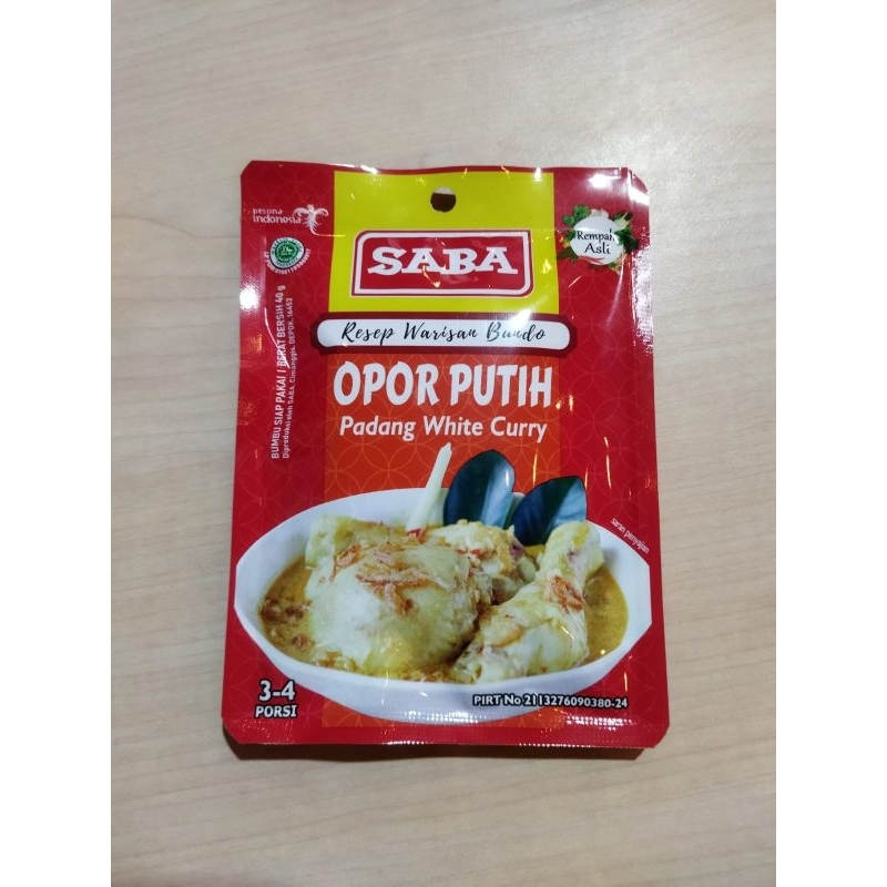 

SABA Bumbu Masak Opor Putih 40g