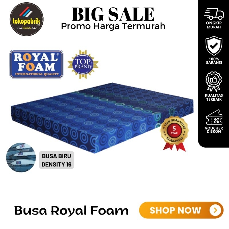 Royal Foam Kasur Busa Termurah Terlaris - Kasur Busa Royal Foam 160x200
