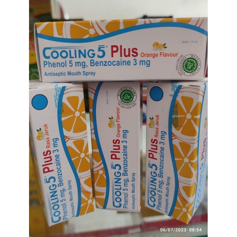 COOLING 5 PLUS, OBAT SAKIT GIGI SEMPROT