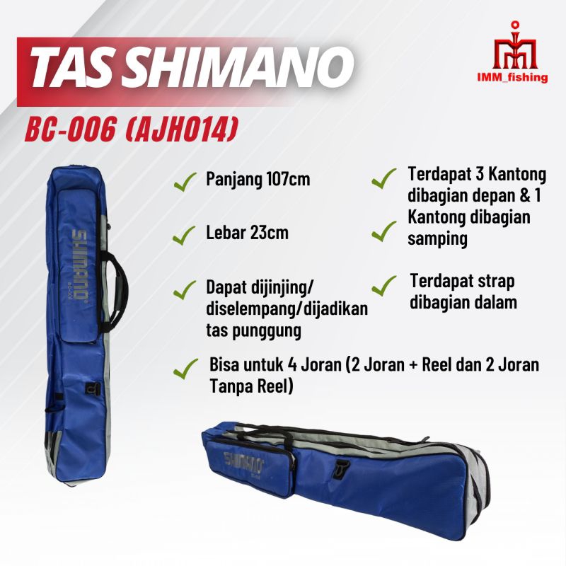 TAS SHIMANO BC | Tas Joran Pancing | Fishing Rod Bag