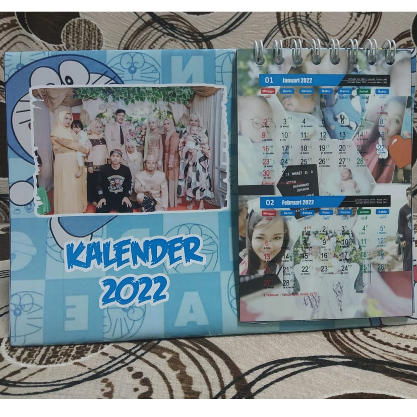 

KALENDER MEJA 2025 AESTHETIC KARAKTER CUSTOM FOTO & NAMA MURAH CETAK CEPAT | KALENDER DUDUK 2025