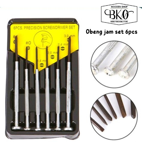 Obeng Jam set 6 Pcs Obeng Jam Tangan Obeng Kacamata