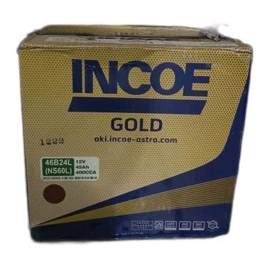 aki basah mobil GS incoe gold 46B24L NS60L 12V 45 ampere