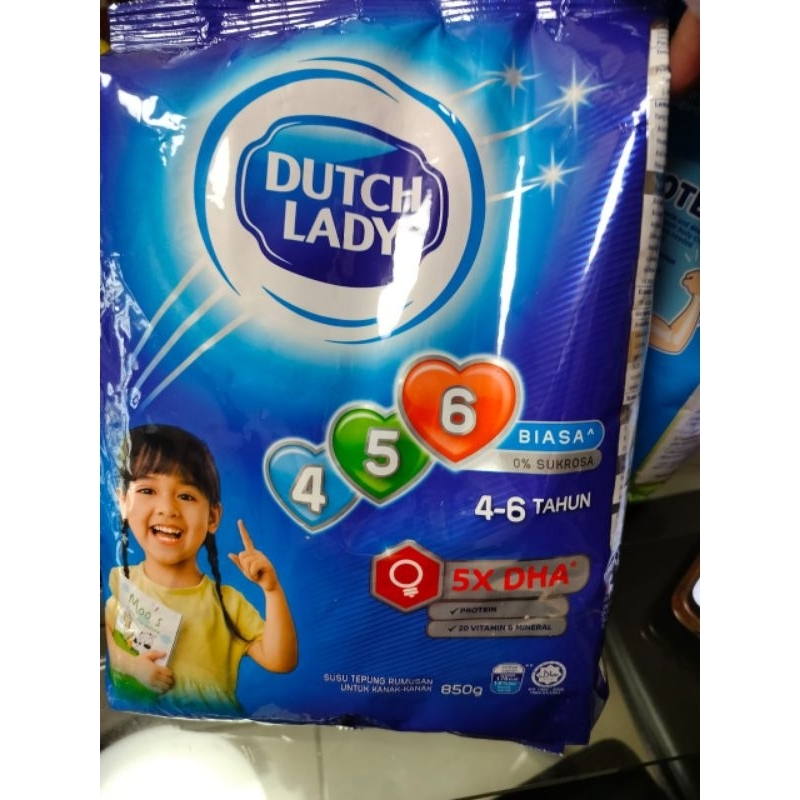 Susu Dutch lady 456 biasa Malaysia