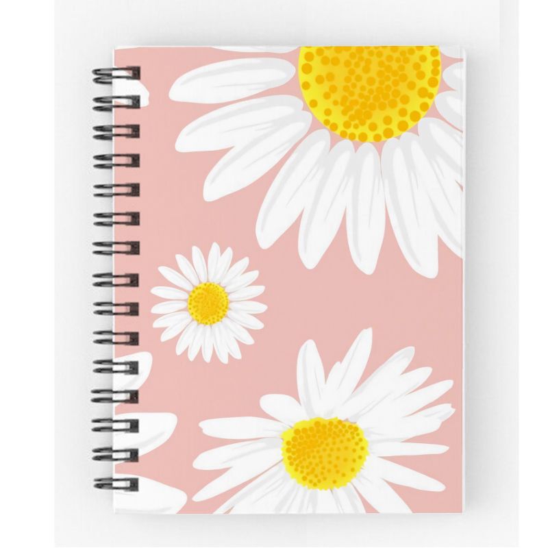 

Notebook A6 flower bunga ring spiral buku diary