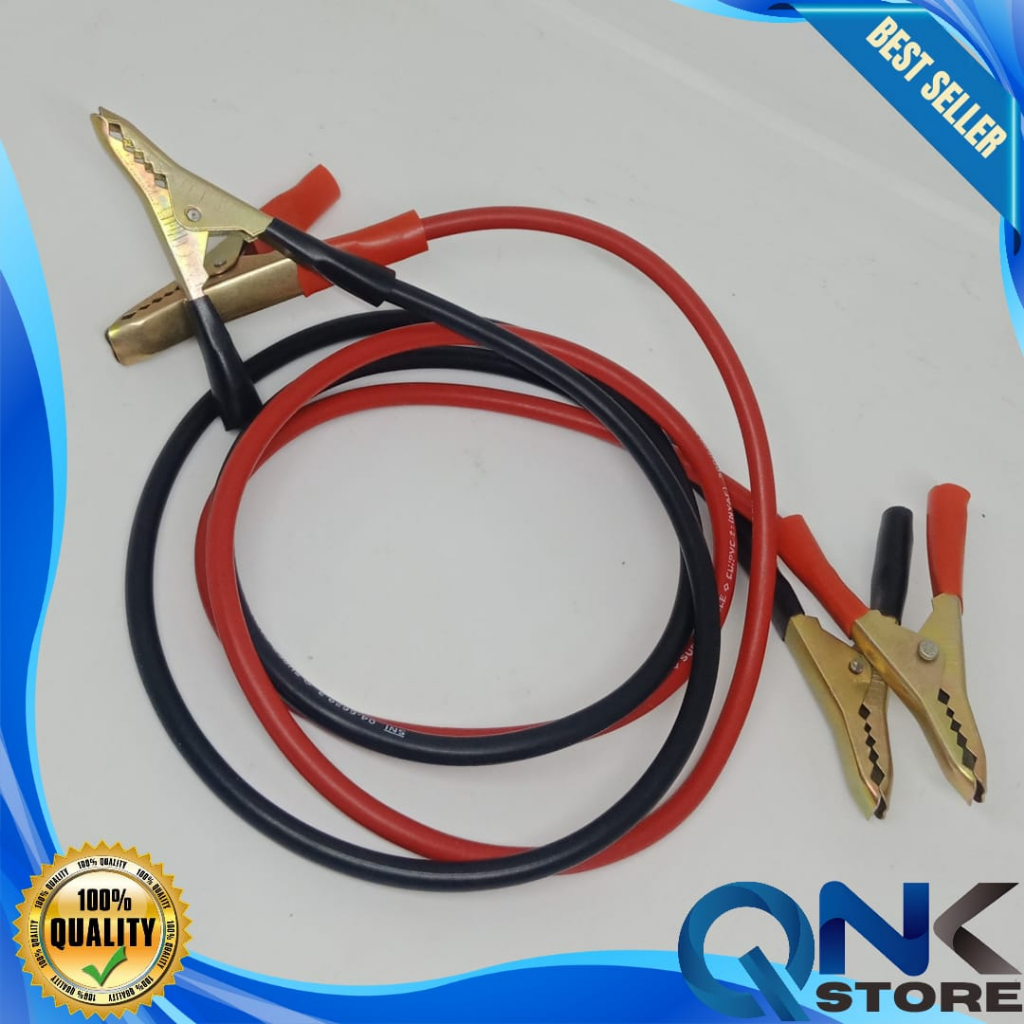 Kabel Jumper Aki Medium 1000 A Panjang 500cm 1 Set Jumper Aki Mobil Jumper Aki Mobil