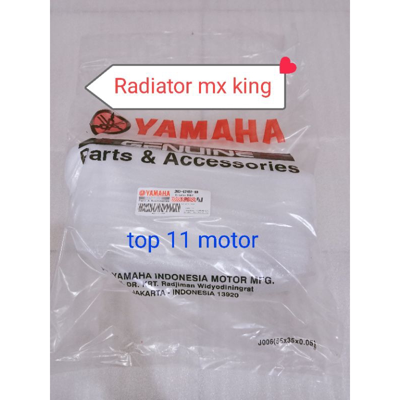 Radiator mx king / radiator comp assy mx king 2ND