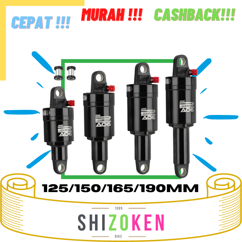DNM AO-6 Air Rear Shock Breaker Sepeda Absorber Suspensi Rearshock 190mm