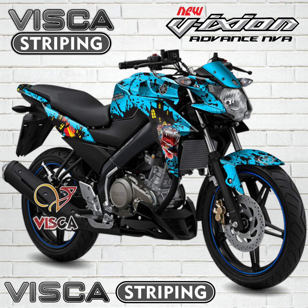 Decal Vixion Advance - Stiker Vixion Advance - Dekal Vixion Advance Full Body - Striping Vixion Adva