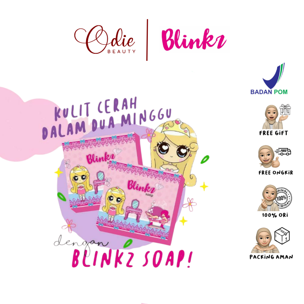 BLINKZ SOAP Sabun Whitening Collagen BPOM Sabun Blinkz