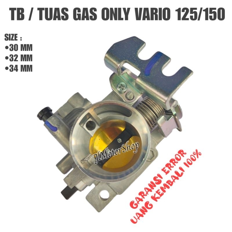 TUAS GAS THROTTLE BODY ONLY TB PNP VARIO 125 150 BEAT SCOOPY PCX 150 LOCAL 2018 VERZA MEGAPRO RACING