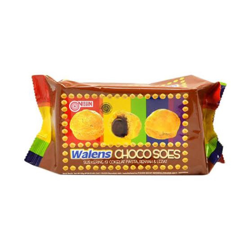 

NISSIN WALENS WALLEN CHOCO SOES 100gr SUS KERING ISI COKELAT