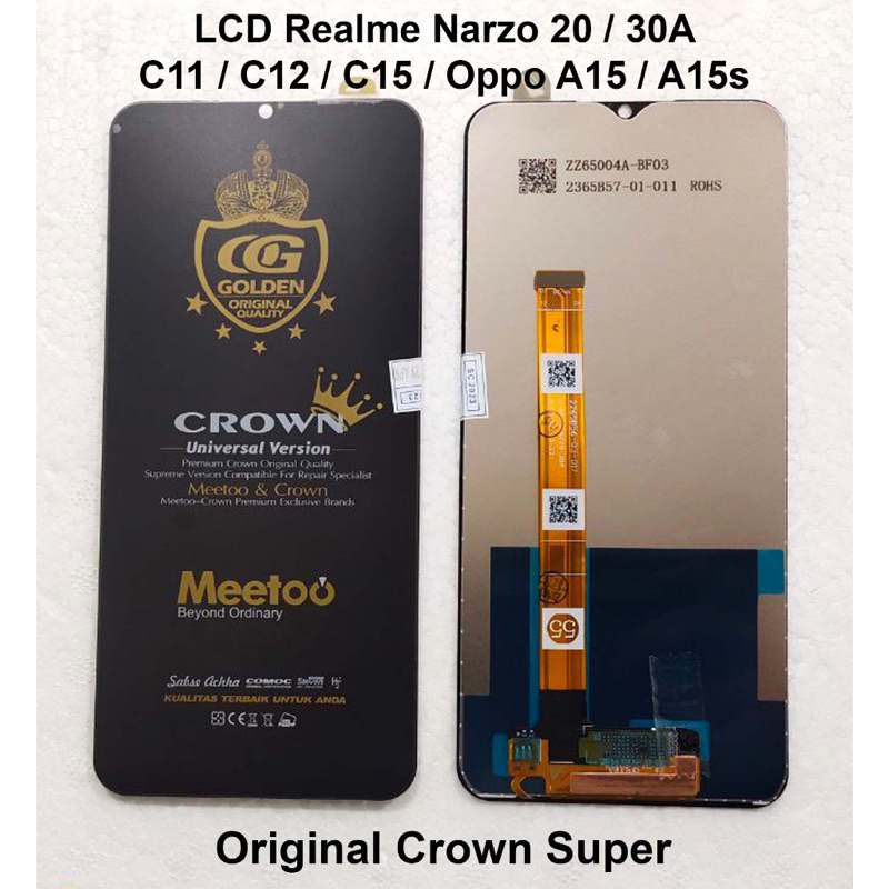 JAYALARIS LCD OPPO Realme C15 / C11 / C12 / A15 / A15S / Narzo 20 / Narzo 30A / Lcd + Touchscreen Fu