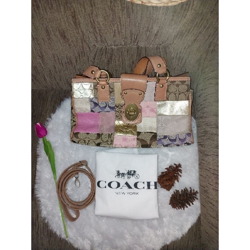 Tas COACH Unique Rare patchwork  vintage