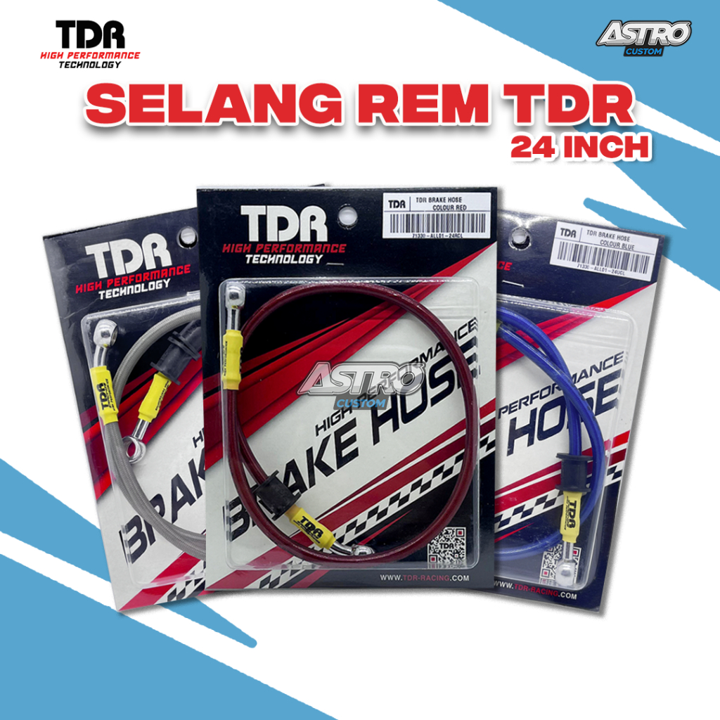 Selang Rem TDR 24 35 37 Inch Nmax Aerox Lexi Mio Vario Beat PCX ADV Brake House Kabel Rem Racing