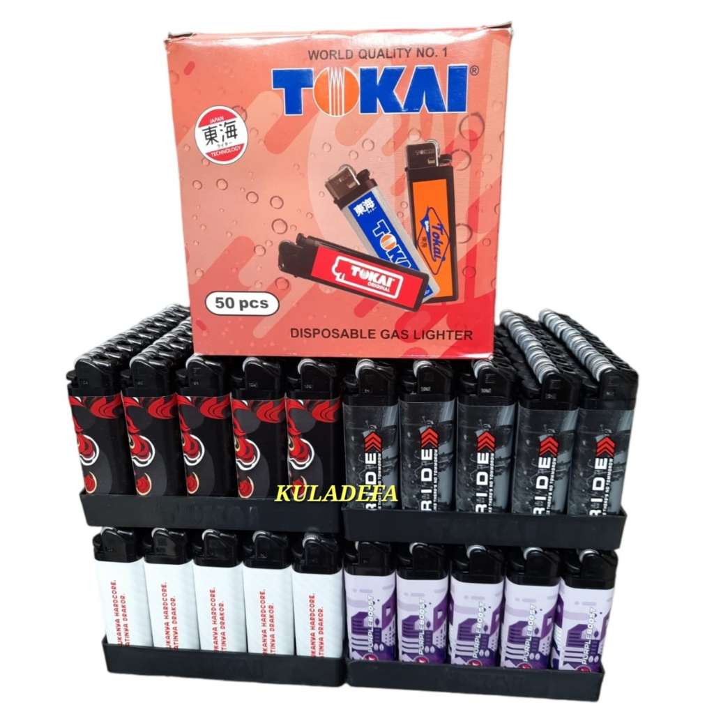 TOKAI KOREK GAS MOTIF KOREK API RODA MOTIF MURAH ASLI ORIGINAL TOKAI MANCIS