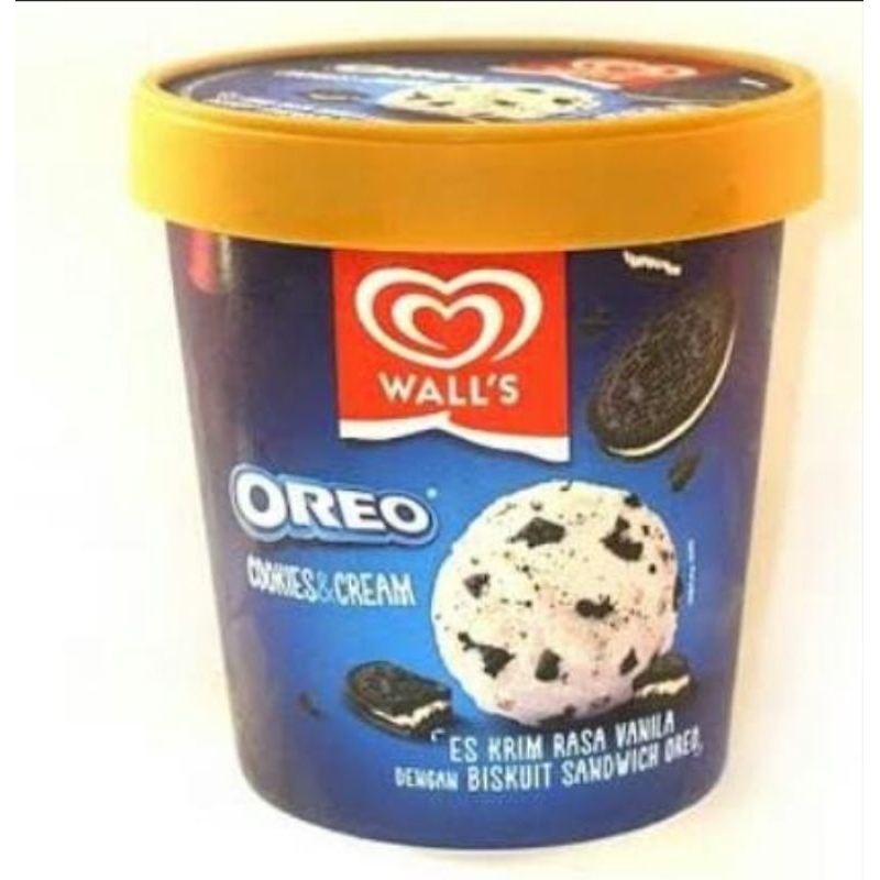 ICE CREAM WALLS SELECTION 410 ML (COOKIES CREAM/ SILVERQUEEN)