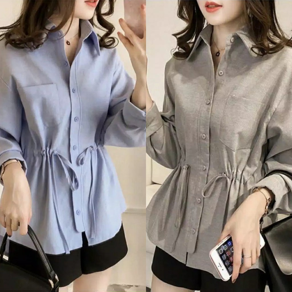 blouse wanita kekinian korean style