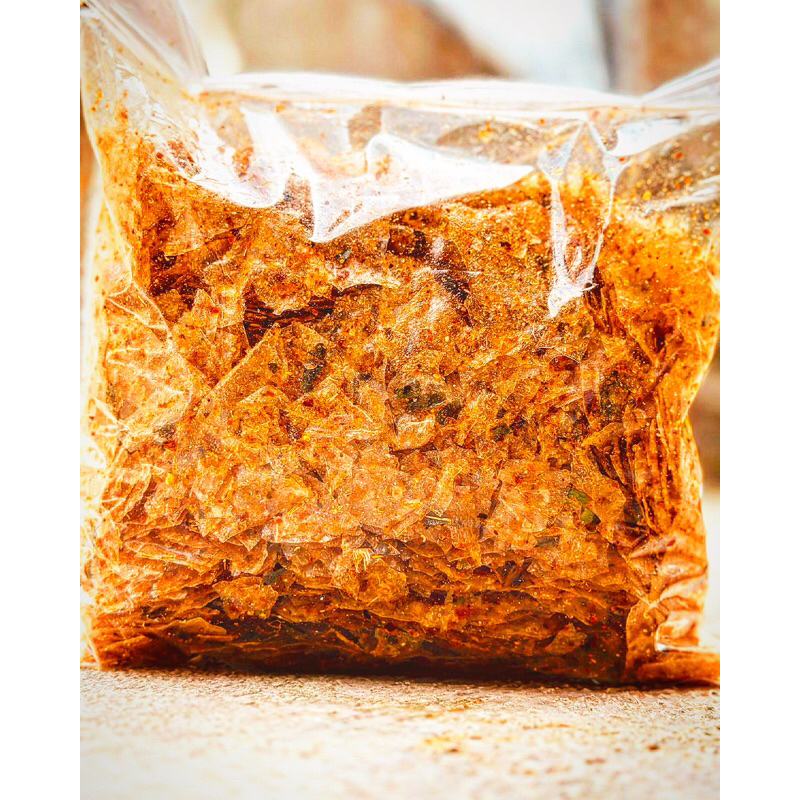 

KERIPIK KACA 500grm / KRIPCA PEDAS DAUN JERUK