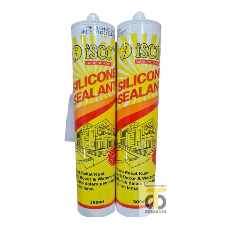 

Lem Sealant Botol Lem Kaca ISCO Lem Silikon 300ml