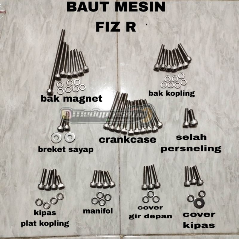 BAUT MESIN FIZ R FULL STAINLESS