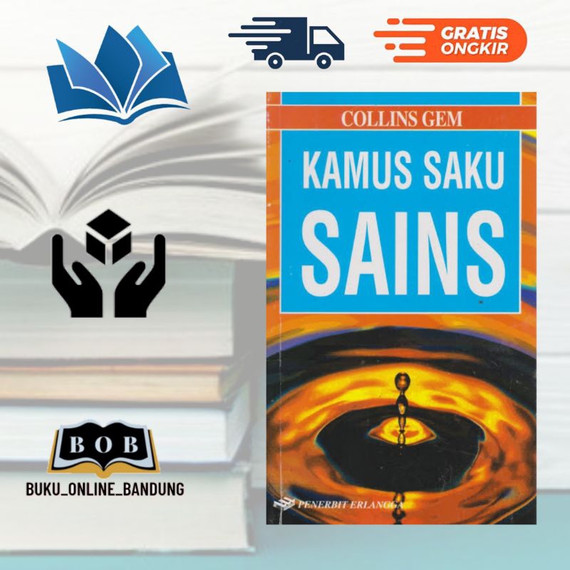 Buku original kamus saku sains Collins gem