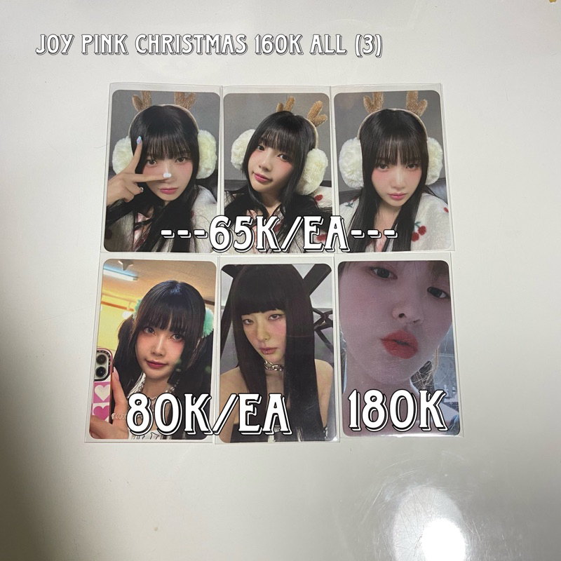 [READY] PHOTOCARD 28 REASONS SEULGI JOY PINK CHRISTMAS BIRTHDAY DEAR U LETTER WENDY