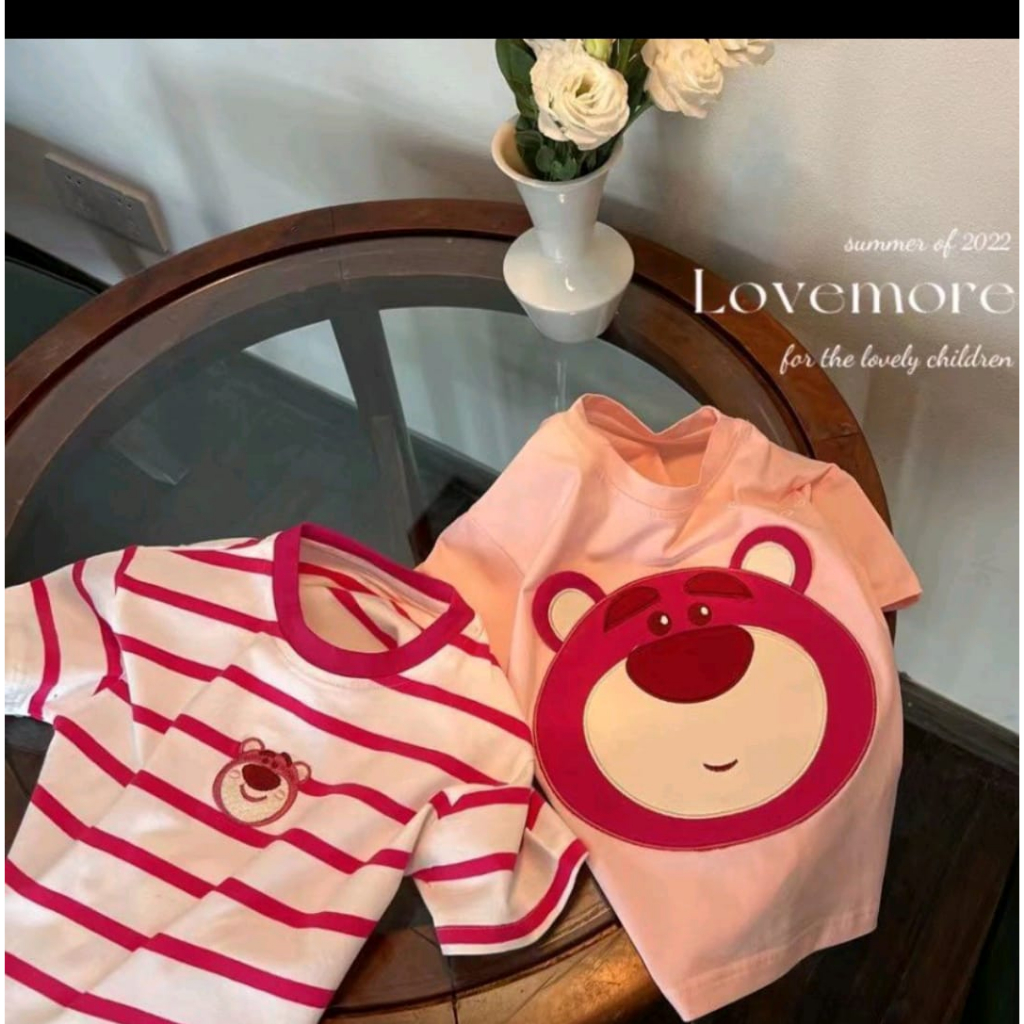 RillyOutfit BJ006 Kaos Anak Perempuan Lengan Pendek Import