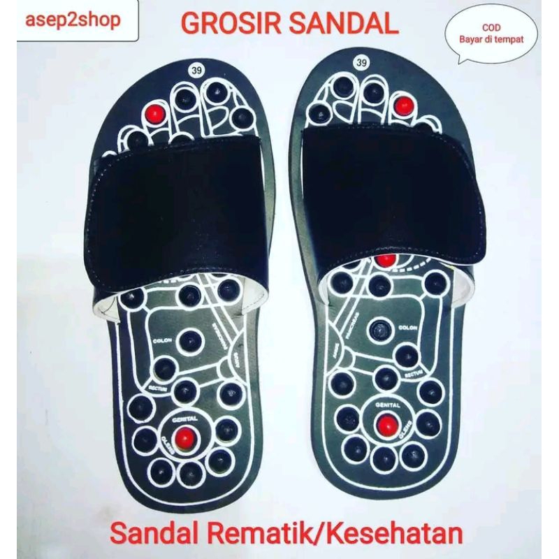 sandal kesehatan/rematik/terapi/asam urat/refleksi/akupuntur