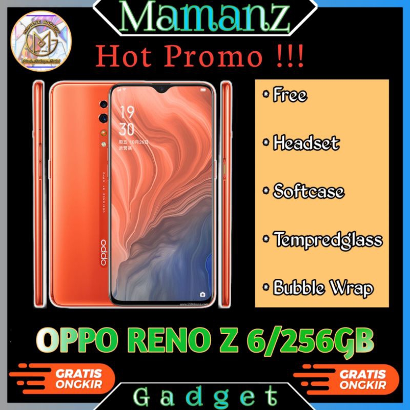 Oppo Reno Z Ram 6/256Gb ex Resmi murah