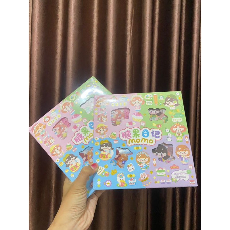 

STICKER MOMO BOX ISI 100 LEMBAR