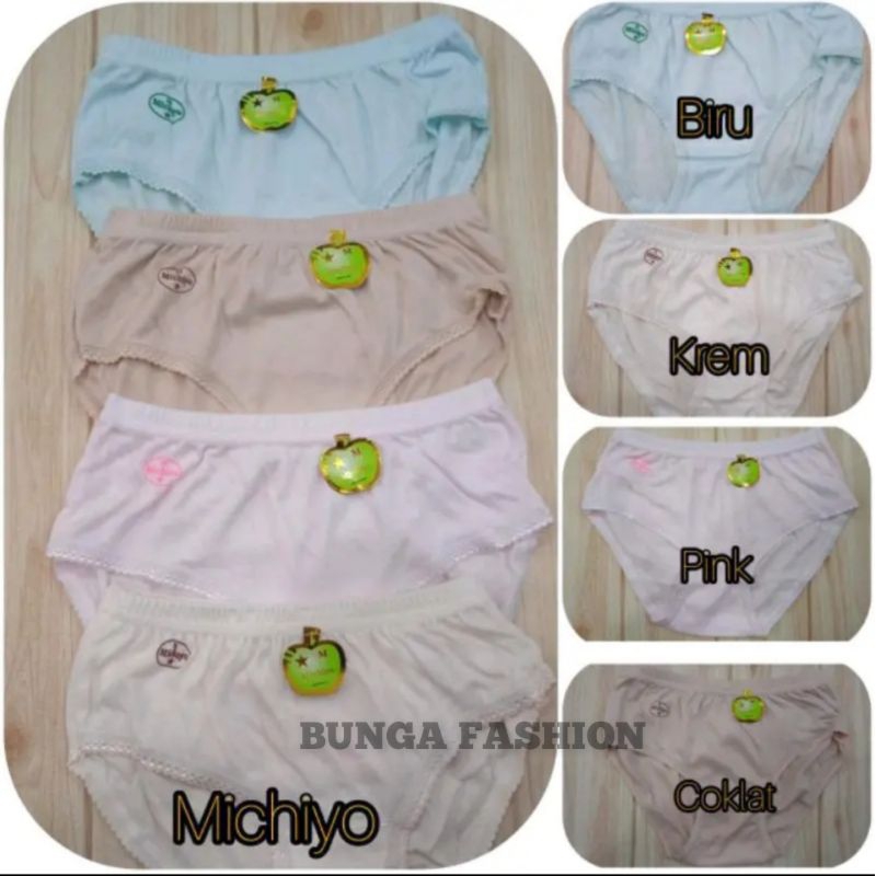 [3pcs] Celana Dalam Wanita MICHIYO MURAH / CD WANITA MICHIYO