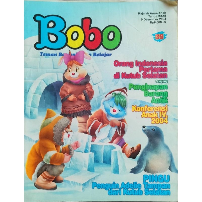 Majalah Anak2 Bekas Murah | Majalah Bobo edisi th 2004